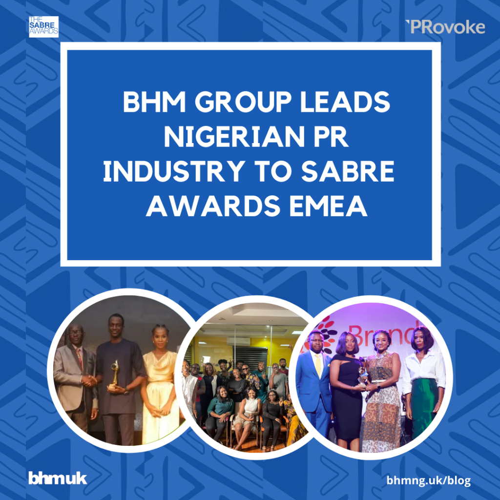 BHM Group Leads Nigerian PR Industry To SABRE Awards EMEA
